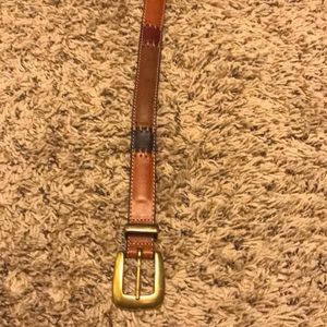 Fossil Multicolor Leather Belt (Women’s Size L)